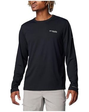 Columbia Summit Valleytm Long Sleeve Crew Clothing, Polyester - Black