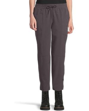 L.L. Bean Venturestretch Woven Ankle Pants Casual Pants Md, Denim/Polyester/Spandex - Black