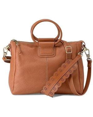 Hobo International Sheila Medium Satchel Satchel Handbags, Cotton/Leather - Brown