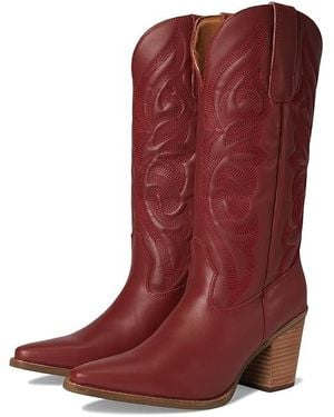 Dingo Hensley Cowboy Boots 7.5 B - Red