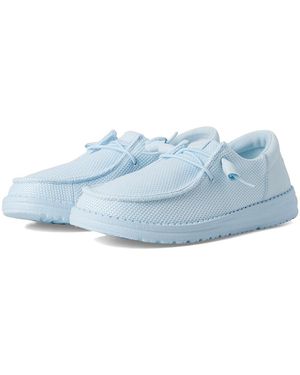 HEYDUDE Wendy Funk Mono Slip-On Casual Shoes Shoes, Synthetic/Textile - Blue