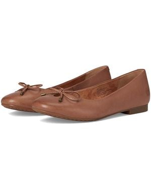 Born Poe Flat Shoes, Leather/Suede - Brown