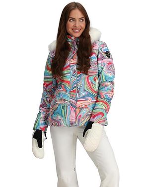 Obermeyer Tuscany Ii Jacket Coat, Fleece/Nylon/Polyester - Black