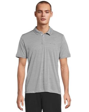Columbia Sage Peak Knit Polo Short Sleeve Knit Heather, Polyester - Black