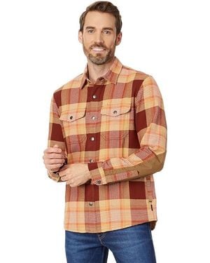L.L. Bean Signature Rugged Soft Twill Shirt (Burnt Mahogany) Clothing - Blue