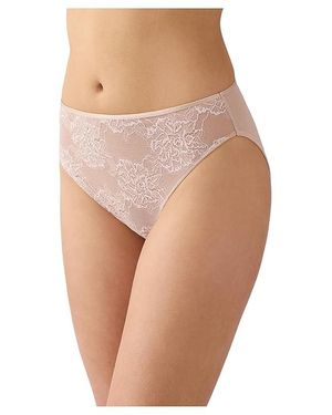 Wacoal High Cut Brief Panty Underwear, Elastane/Polyamide - Black