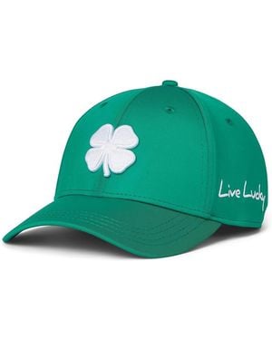 Black Clover Premium Clover 58 Hat Baseball Caps Kelly Hat/3D Clover, Polyester - Green