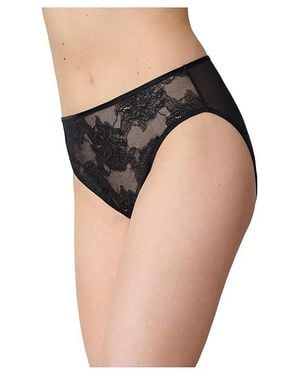 Wacoal High Cut Brief Panty Underwear, Elastane/Polyamide - Black