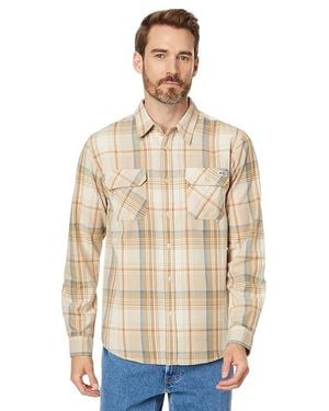 Salty Crew Daybreak Long Sleeve Flannel (Sandstone) Jacket - White