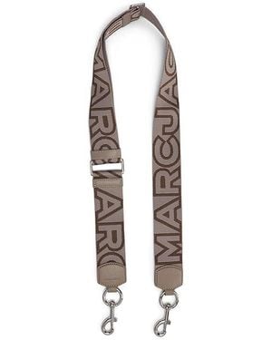 Marc Jacobs The Outline Logo Webbing Strap Handbags, Nylon/Polyester - Black