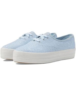 Keds Point Lace Up ( Glitter Celebrations) Shoes - Blue