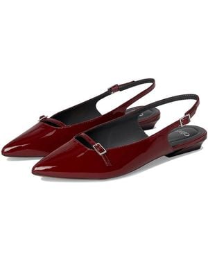 Franco Sarto Emma Dress Flat Shoes, Leather/Rubber - Red