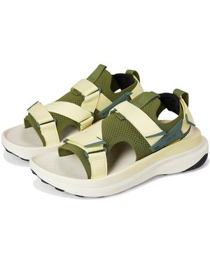 Teva Aventrail Running Shoes Pesto/Young Wheat 8 D - Metallic