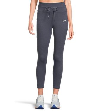 Brooks Luxe Tight Clothing, Polyester/Spandex - Black