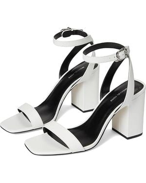 MICHAEL Michael Kors Merriam Block Heel Sandals, Leather/Rubber - Black