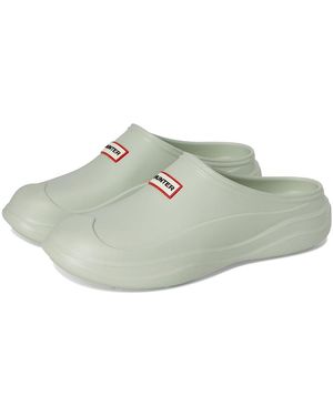 HUNTER Elana Flat Shoes, Vinyl - Green