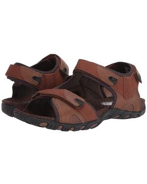 Nunn Bush Rio Bravo 3-Strap River Sandal Sandals 7 M (D) Synthetic - Brown