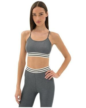 Splits59 Cali Active Rib Bra Bra Heather/ Polyester/Spandex - Black