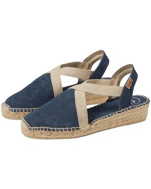 Toni Pons Verdi-V Shoes, Canvas - Blue