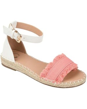 Journee Collection Comfort Foam Tristeen Sandal Shoes, Textile - Pink