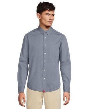 UNTUCKit Wrinkle Free Pio Cesare Shirt Clothing, Cotton - Blue