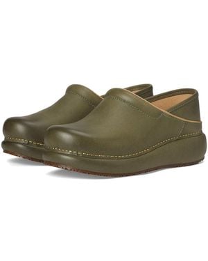 Dansko Platform Pro Shoes, Leather - Green