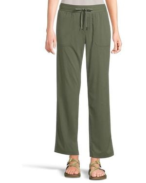 L.L. Bean Vista Camp Pants Straight Leg Outerwear, Nylon/Spandex - Black