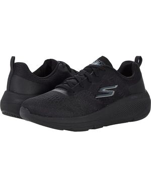 Skechers Go Run Elevate Mesh Lace-Up Running Shoes/ 8 D - Black