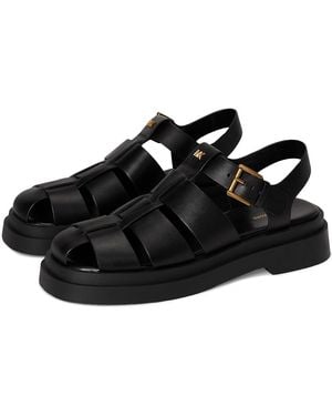 MICHAEL Michael Kors Indy Fisherman Sandals, Leather - Black