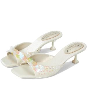Circus by Sam Edelman Juliana Sandals, Rubber/Satin - White