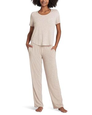 Tommy John Second Skin Sleep Pants Pajama, Modal/Polyester/Spandex - Black