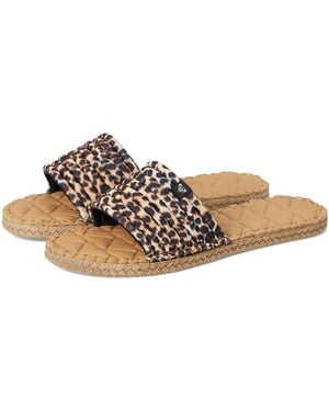 Roxy Shoresoft Sld Sandals/Multi, Faux Leather - Black