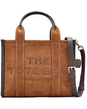 Marc Jacobs The Suede Small Tote Bag Tote Handbags - Brown