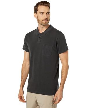 RVCA Ptc Pigment Polo Short Sleeve Knit 1, Cotton - Black