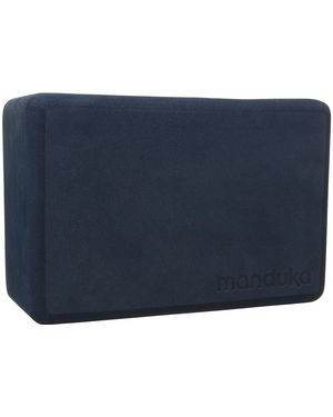 Manduka Recycled Foam Block (Midnight) Athletic Sports Equipment - Blue