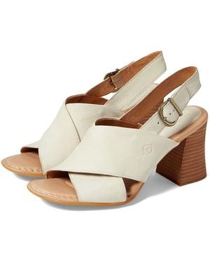 Born Tessa ( Full Grain Leather) Shoes - Metallic