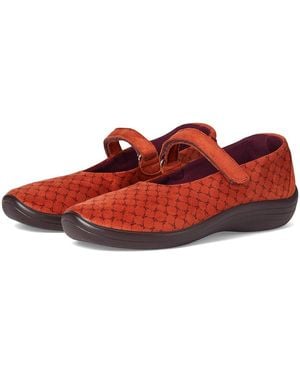 Arcopedico Estrela Flat Shoes, Nylon/Rubber - Red