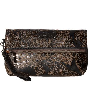 Patricia Nash Valerie Fold-over Wristlet - Black