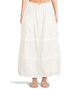 Free People Eloise Maxi Skirt Skirt Sm 4-6) Cotton - Black