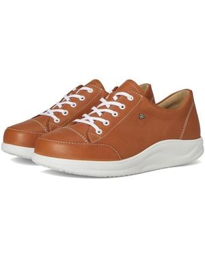Finn Comfort Ikebukuro Lace Up Casual Shoes, Leather/Synthetic - Brown