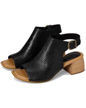 Born Sage Zip Boots, Leather/Rubber/Suede - Black