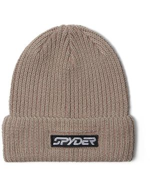 Spyder Groomers Hat (Desert Taupe) Beanies - Metallic