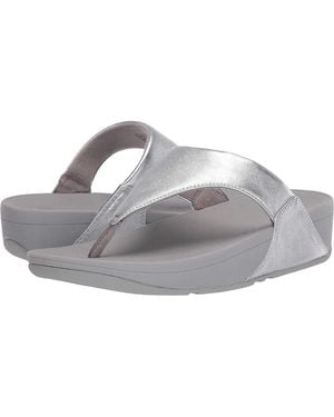 Fitflop Lulu Sandals 5 M (B) Leather - Metallic