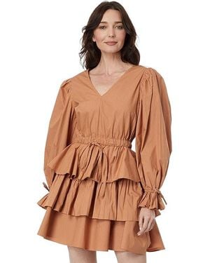 En Saison Camila Mini Dress (Cider) Clothing - Brown