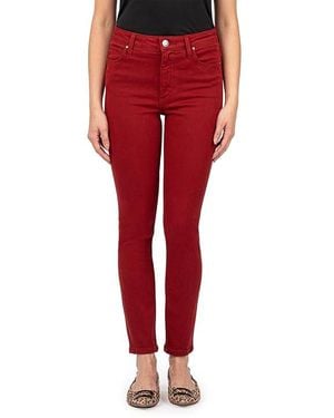 Kut From The Kloth Charlize High-Rise Cigarette Leg With Regular Hem - Red
