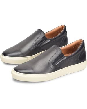 Born Reserve Slip-On (Dark) Lace-Up Boots - Gray