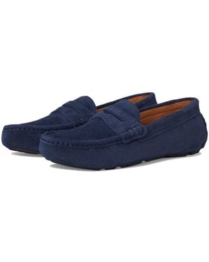 Polo Ralph Lauren Anders Suede Penny Drivers Shoes 7.5 D - Blue