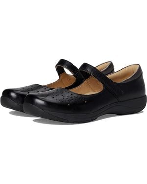 Dansko Stacy Shoes, Leather - Black