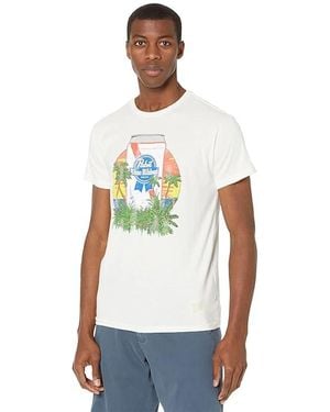 The Original Retro Brand Pbr T-Shirts Clothing, Cotton - Black