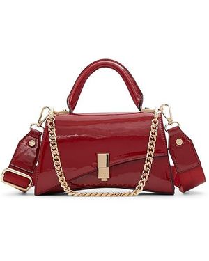 ALDO Lucena Satchel Handbags, Polyurethane - Red